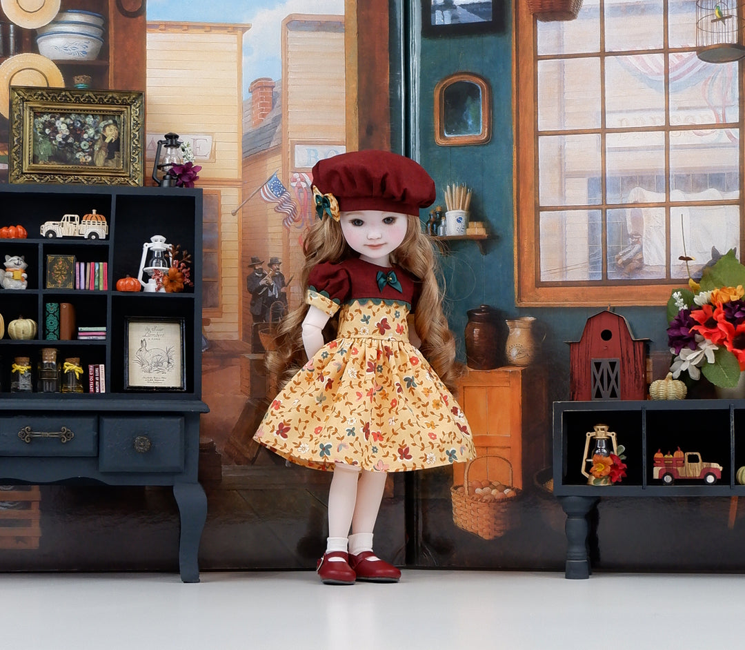 Awe of Autumn - dress with shoes for Ruby Red Fashion Friends doll
