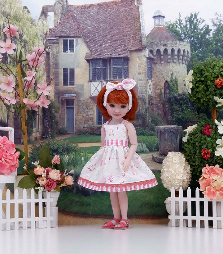 Ballet Recital - dress with sandals for Ruby Red Fashion Friends doll
