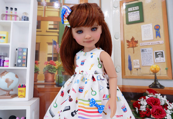 Band Camp - dress with shoes for Ruby Red Fashion Friends doll