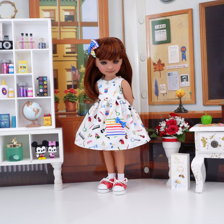 Band Camp - dress with shoes for Ruby Red Fashion Friends doll