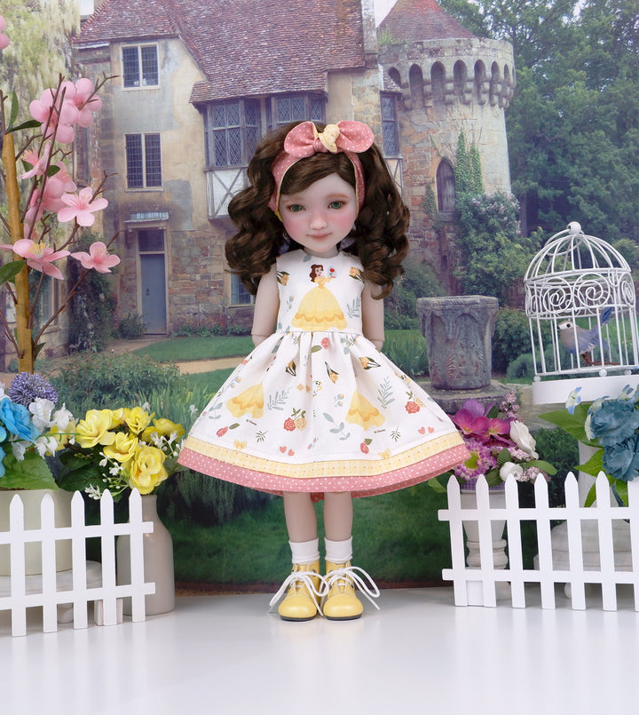 Beautiful Belle - dress with boots for Ruby Red Fashion Friends doll