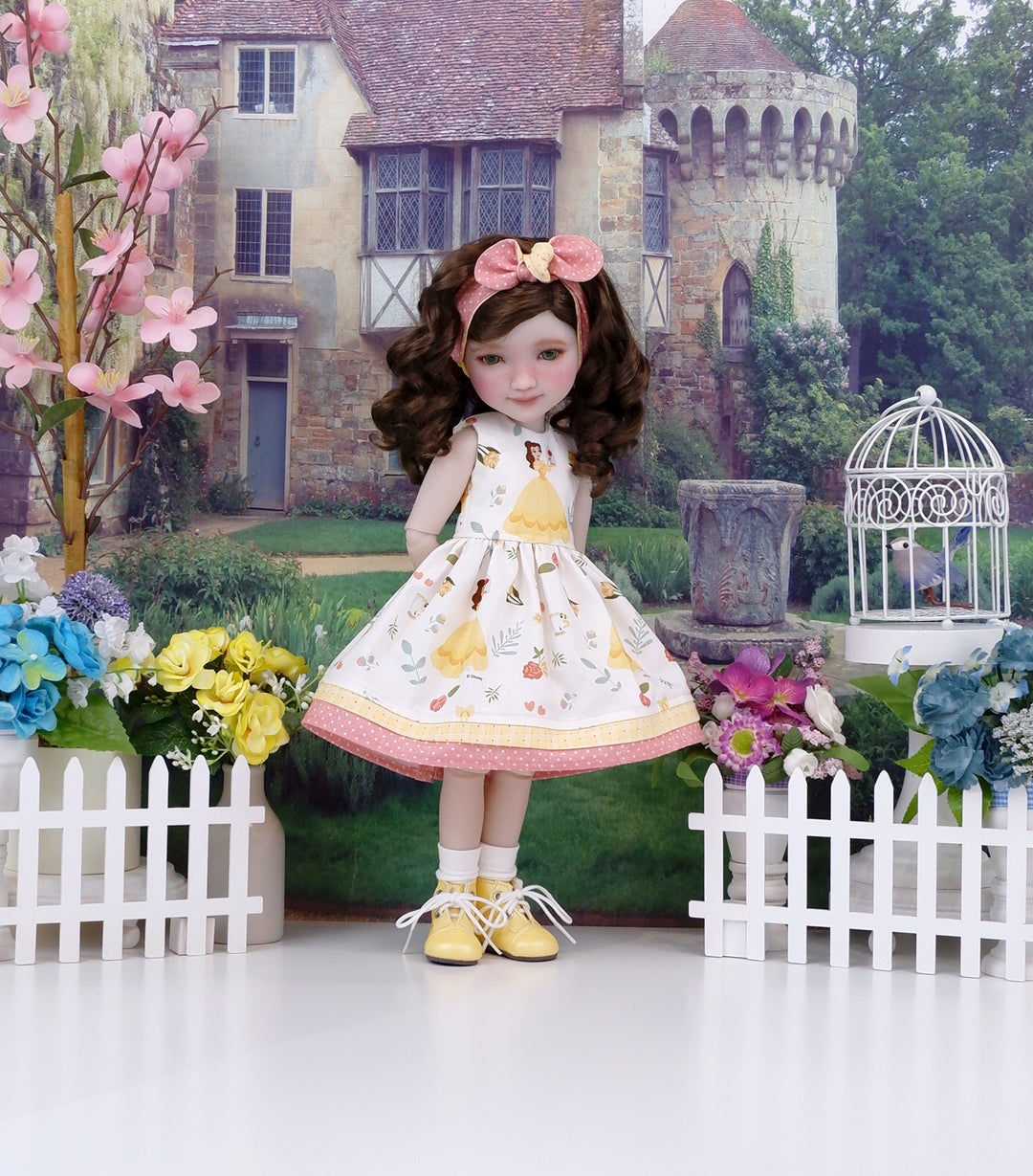 Beautiful Belle - dress with boots for Ruby Red Fashion Friends doll