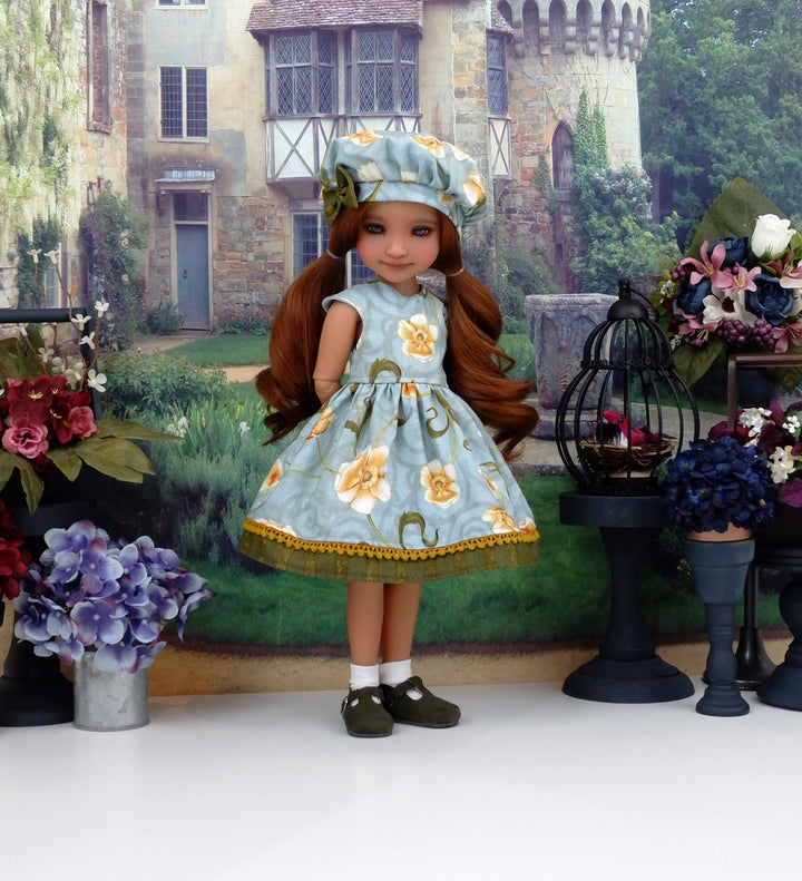 Beautiful Magnolia - dress with shoes for Ruby Red Fashion Friends doll