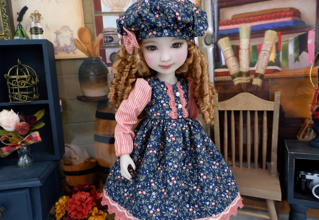 Beauty in Floral - dress and boots for Ruby Red Fashion Friends doll