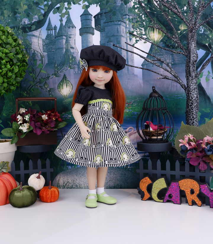 Beetlejuice Exorcism - dress with shoes for Ruby Red Fashion Friends doll