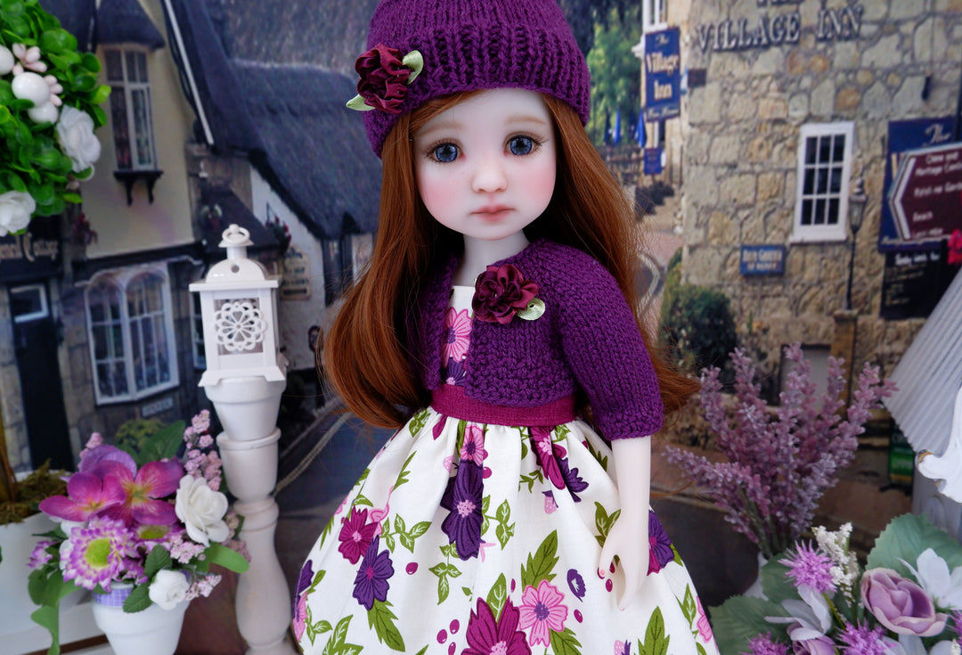 Berry Briar - dress and sweater set with shoes for Ruby Red Fashion Friends doll