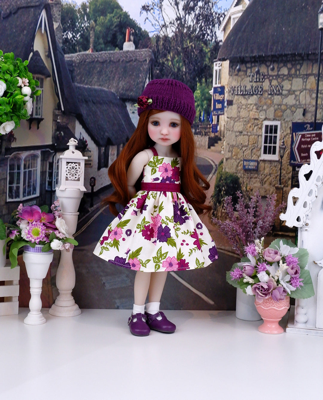 Berry Briar - dress and sweater set with shoes for Ruby Red Fashion Friends doll