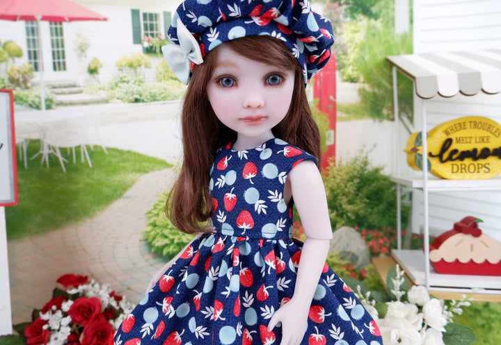 Berry Tarts - dress with saddle shoes for Ruby Red Fashion Friends doll