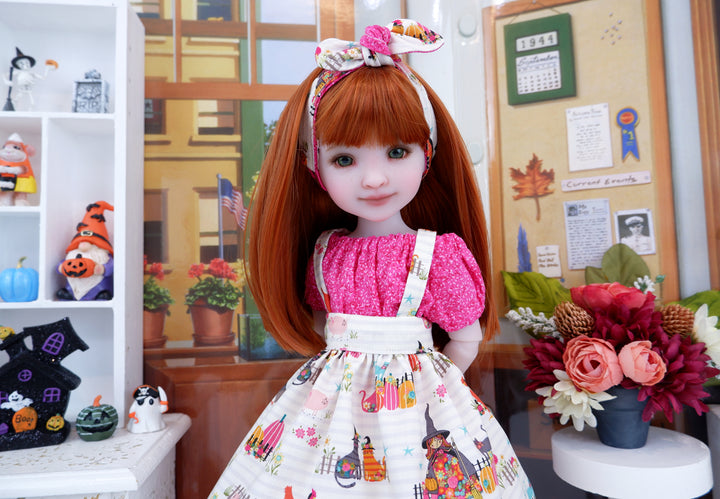 Bewitching Barnyard - blouse & jumper with boots for Ruby Red Fashion Friends doll