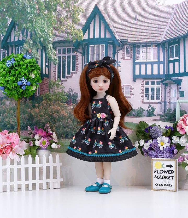 Bicycle Ride - dress and shoes for Ruby Red Fashion Friends doll