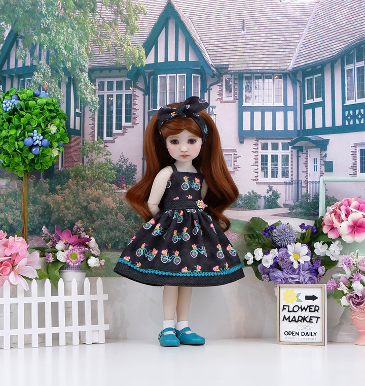 Bicycle Ride - dress and shoes for Ruby Red Fashion Friends doll