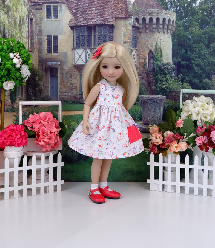 Bike Ride - dress with shoes for Ruby Red Fashion Friends doll