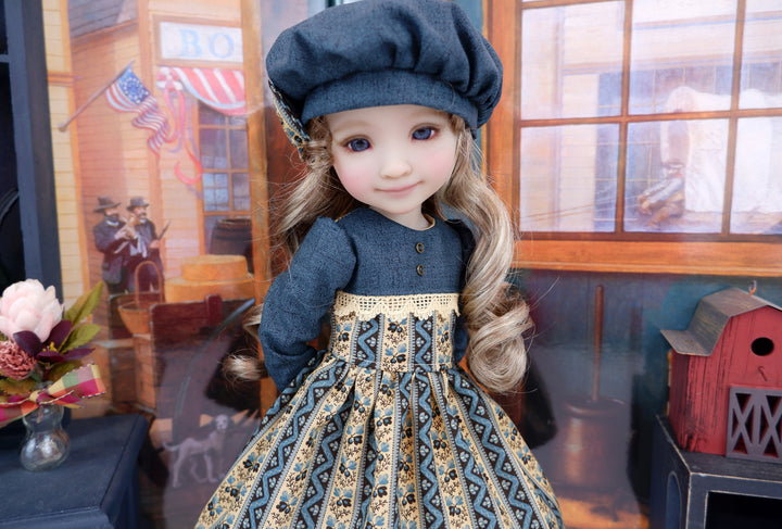 Birmingham Oak - dress with shoes for Ruby Red Fashion Friends doll