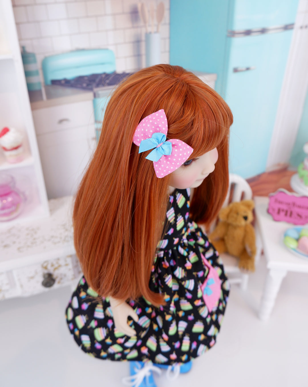 Birthday Cake - dress with boots for Ruby Red Fashion Friends doll