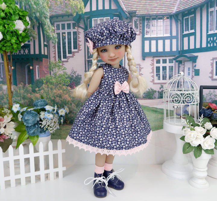 Bitty Blossoms - dress with boots for Ruby Red Fashion Friends doll