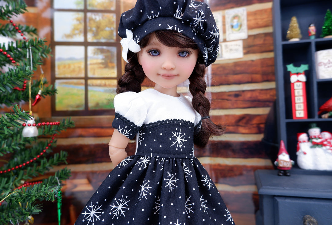 Black Ice - dress and shoes for Ruby Red Fashion Friends doll