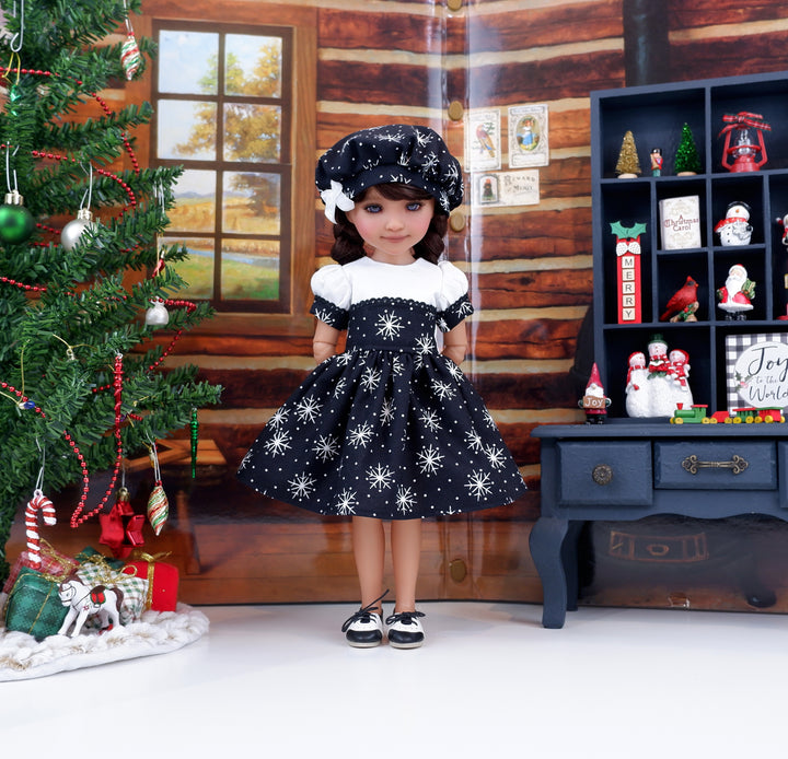 Black Ice - dress and shoes for Ruby Red Fashion Friends doll