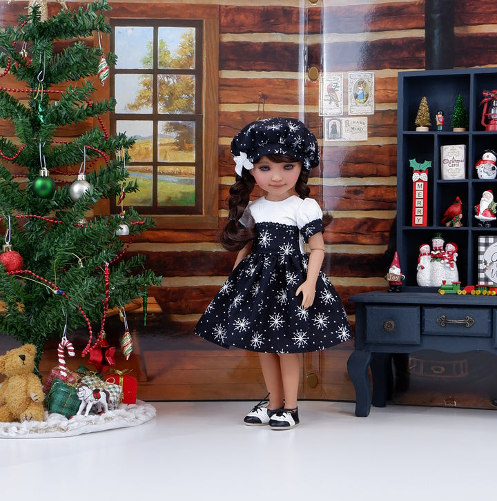 Black Ice - dress and shoes for Ruby Red Fashion Friends doll