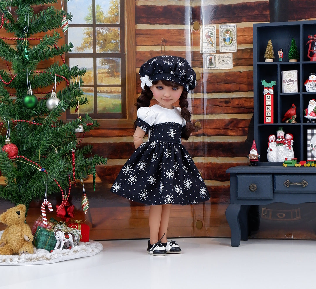 Black Ice - dress and shoes for Ruby Red Fashion Friends doll