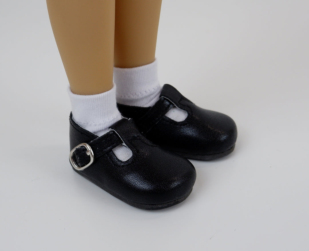 T-Strap Dress Shoes - 58mm - Fashion Friends doll shoes