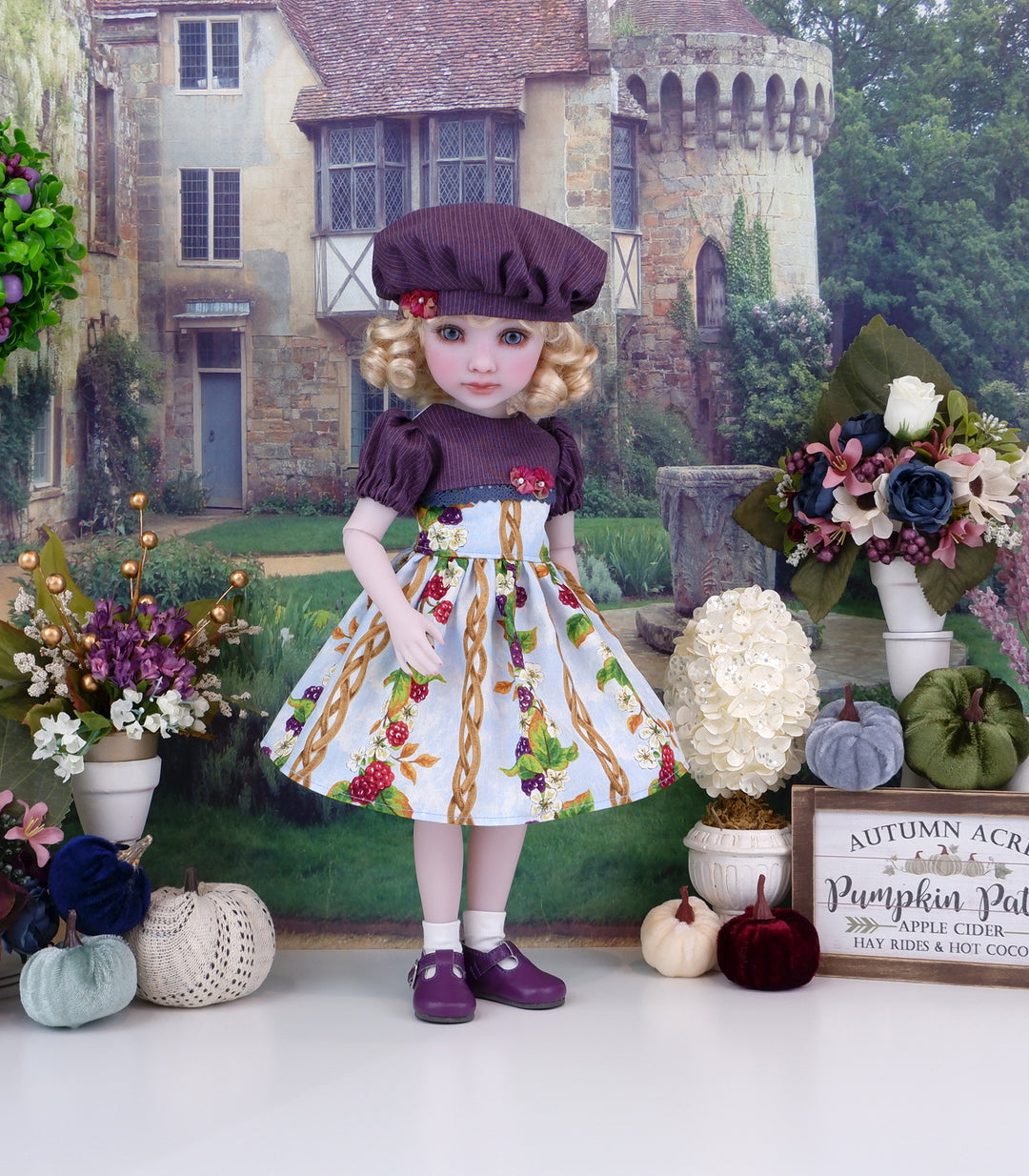 Blackberry Briar - dress and shoes for Ruby Red Fashion Friends doll