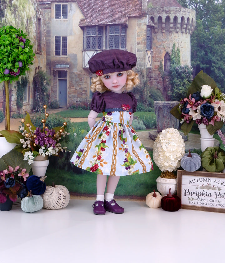 Blackberry Briar - dress and shoes for Ruby Red Fashion Friends doll