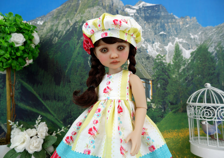 Blissful Garden - dress with boots for Ruby Red Fashion Friends doll