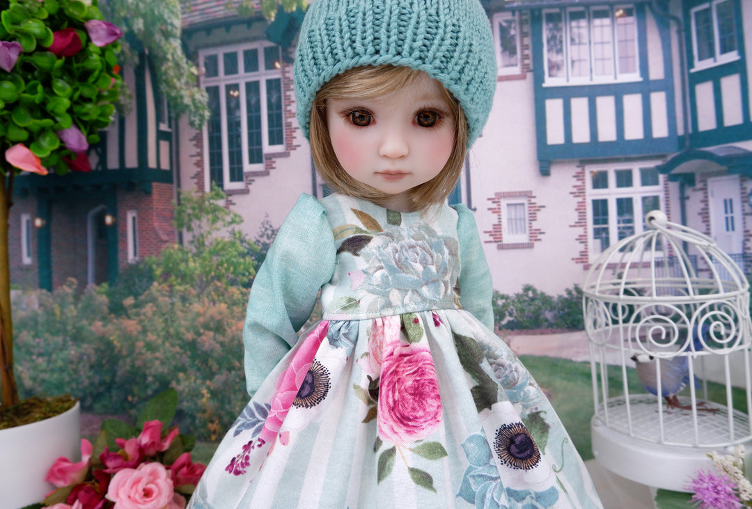 Blooming Agave - dress ensemble with boots for Ruby Red Fashion Friends doll