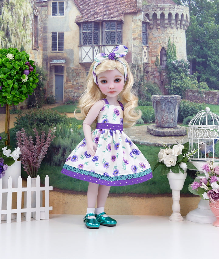 Blooming Anemone - dress and shoes for Ruby Red Fashion Friends doll