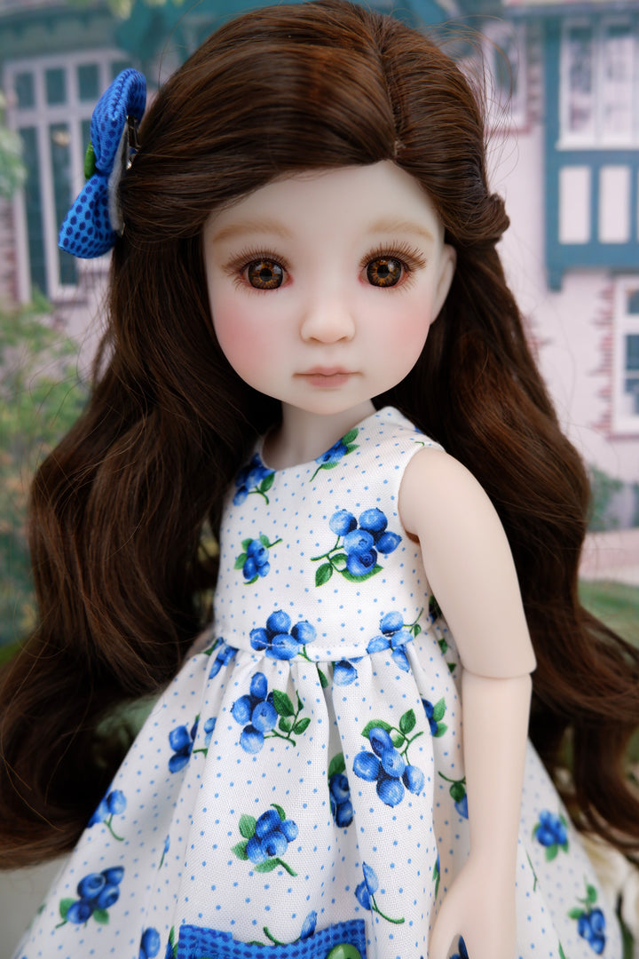 Blueberry Hill - dress with sweater & saddle shoes for Ruby Red Fashion Friends doll