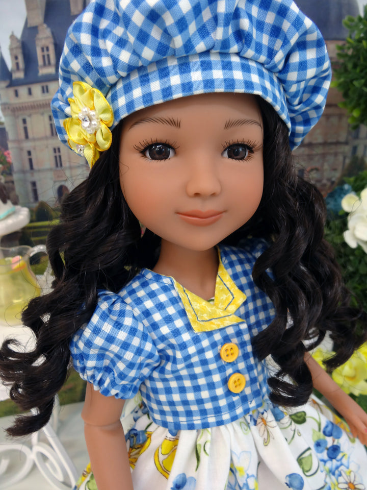 Blueberry Lemon - dress & jacket with shoes for Ruby Red Fashion Friends doll