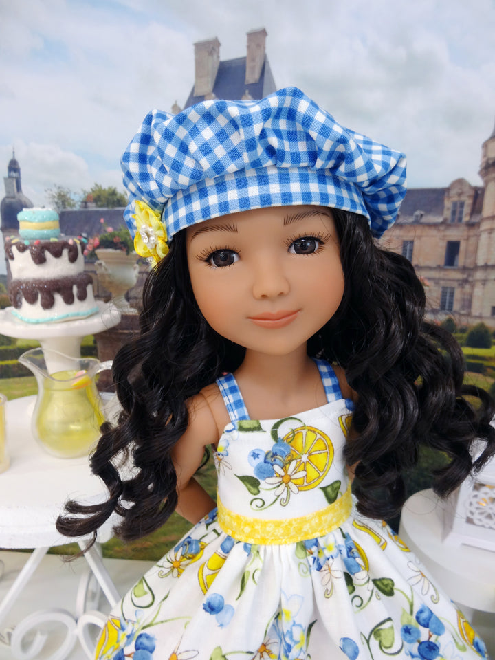Blueberry Lemon - dress & jacket with shoes for Ruby Red Fashion Friends doll