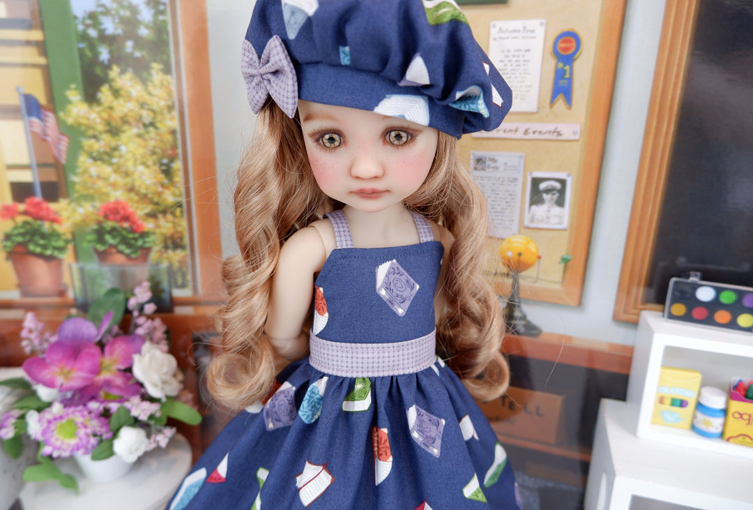 Bookshelf - dress and shoes for Ruby Red Fashion Friends doll