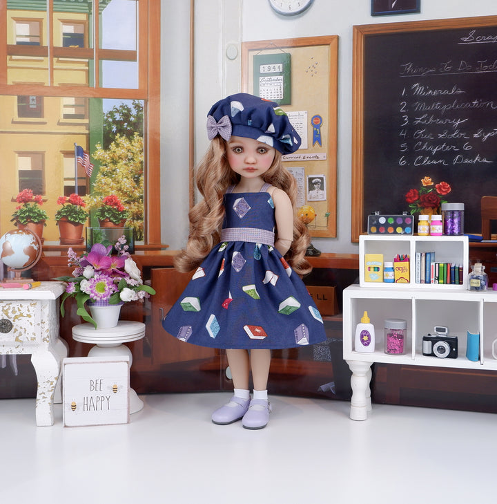 Bookshelf - dress and shoes for Ruby Red Fashion Friends doll