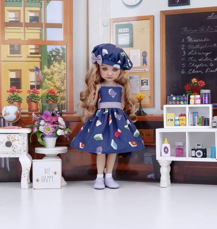 Bookshelf - dress and shoes for Ruby Red Fashion Friends doll