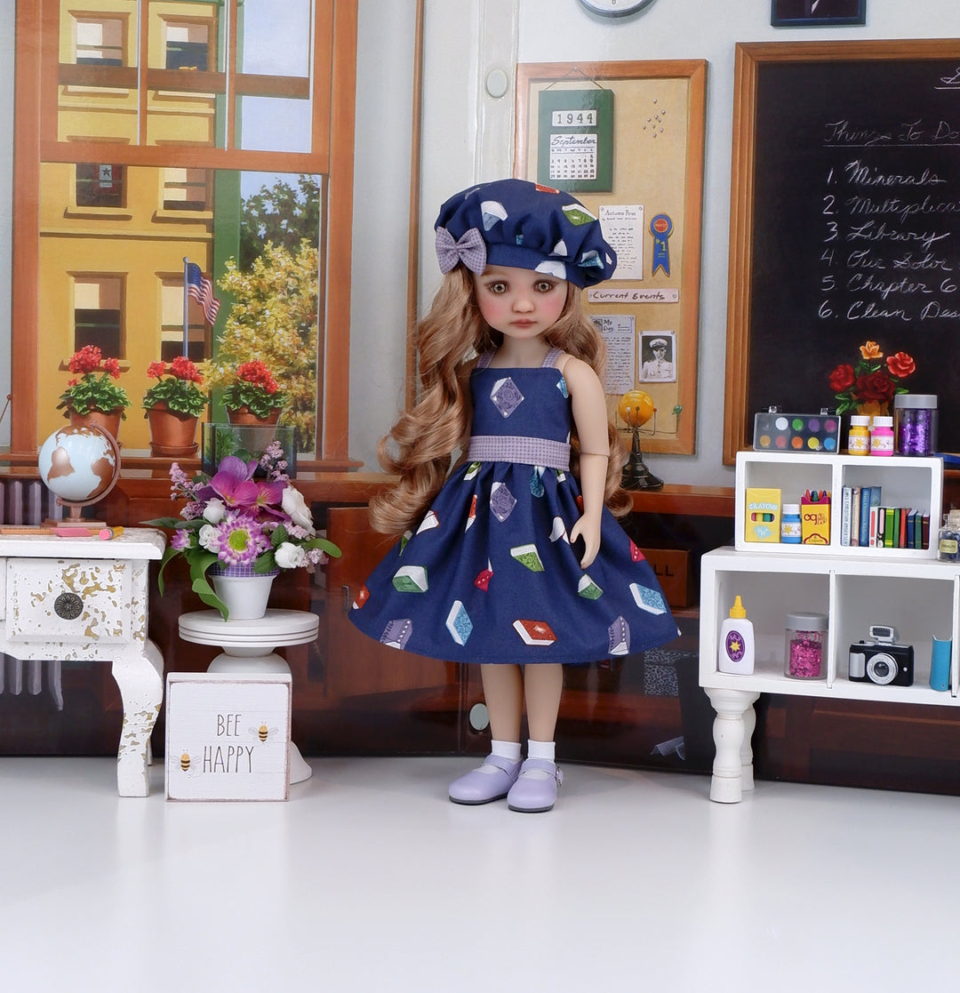 Bookshelf - dress and shoes for Ruby Red Fashion Friends doll