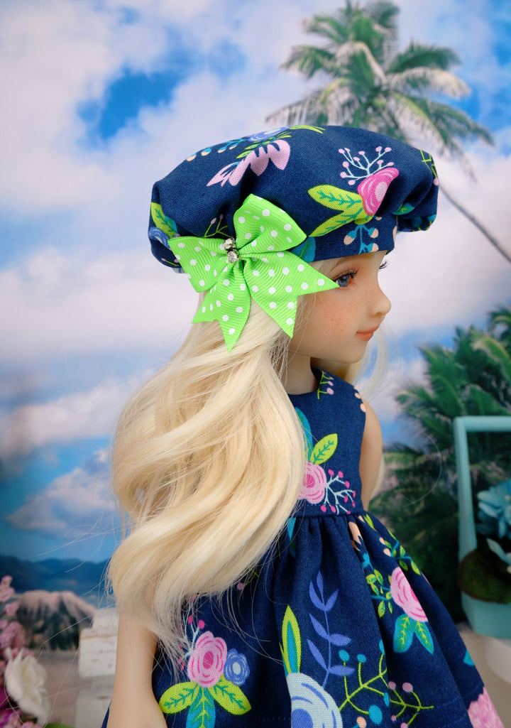 Bright Flowers - dress with boots for Ruby Red Fashion Friends doll