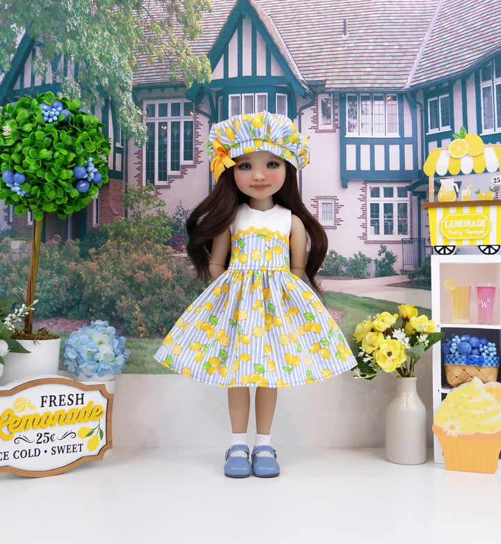Bright Lemons - dress with shoes for Ruby Red Fashion Friends doll