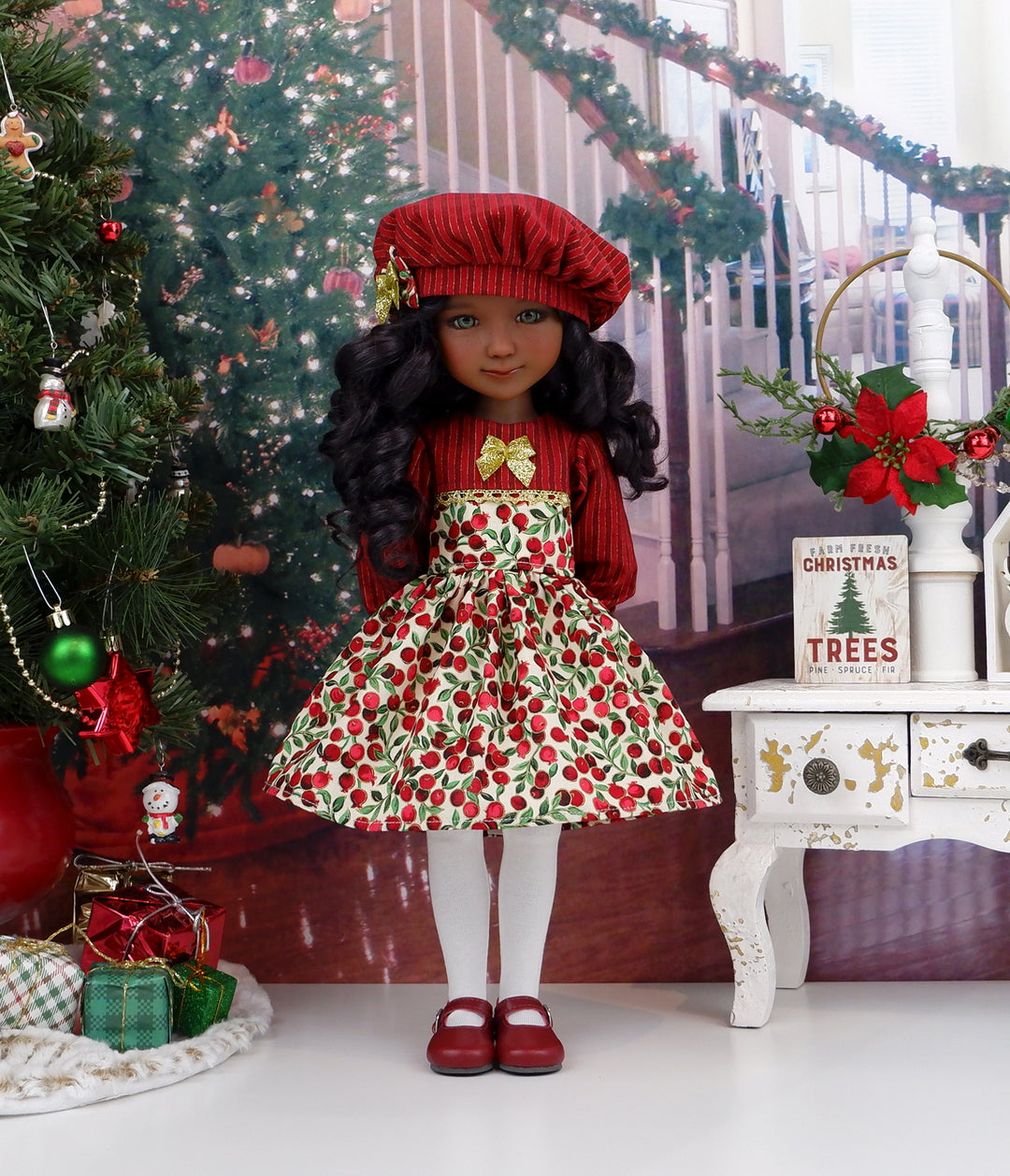 Brilliant Berries - dress with shoes for Ruby Red Fashion Friends doll