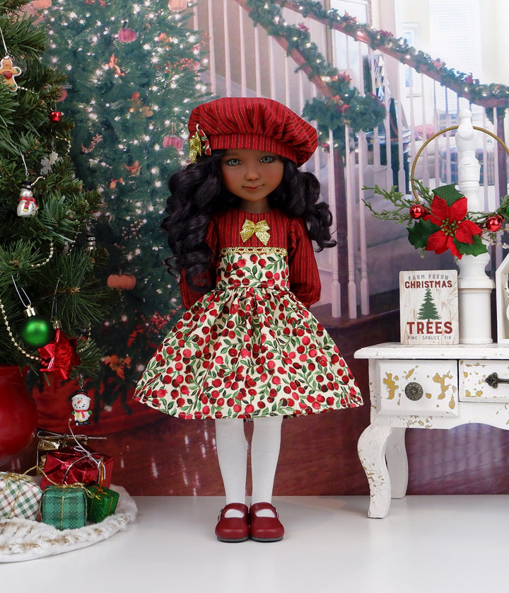 Brilliant Berries - dress with shoes for Ruby Red Fashion Friends doll