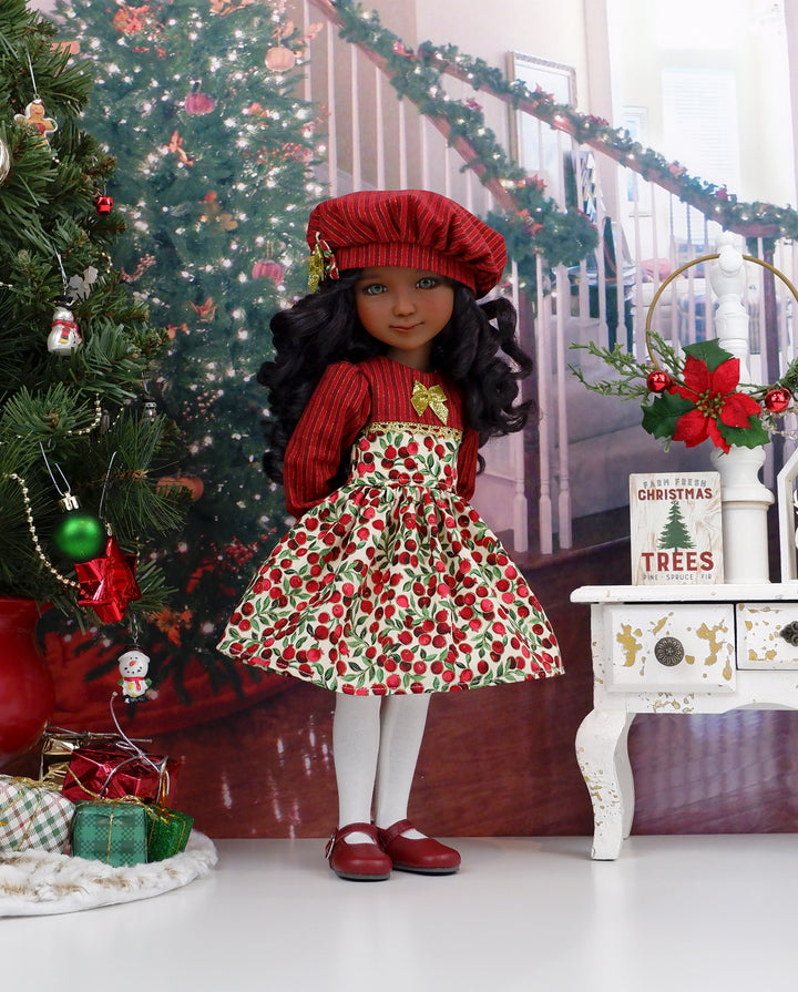 Brilliant Berries - dress with shoes for Ruby Red Fashion Friends doll