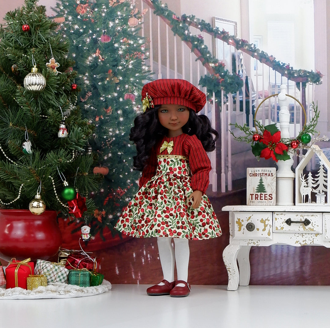 Brilliant Berries - dress with shoes for Ruby Red Fashion Friends doll
