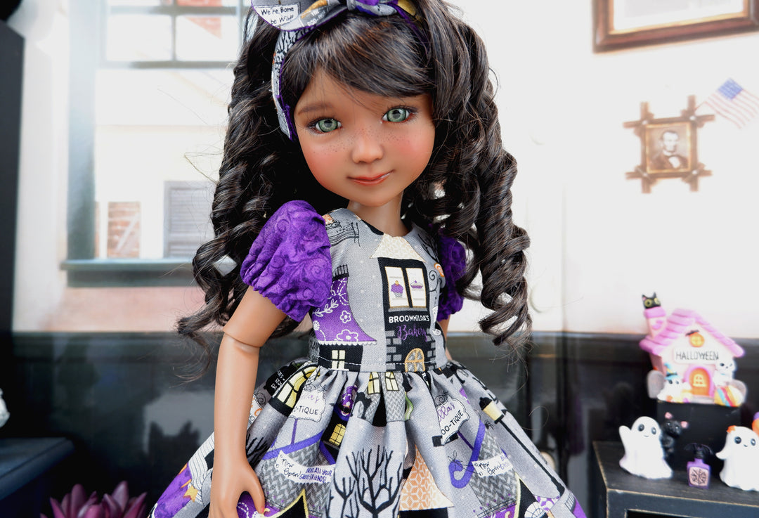 Broomhilda's - dress and boots for Ruby Red Fashion Friends doll