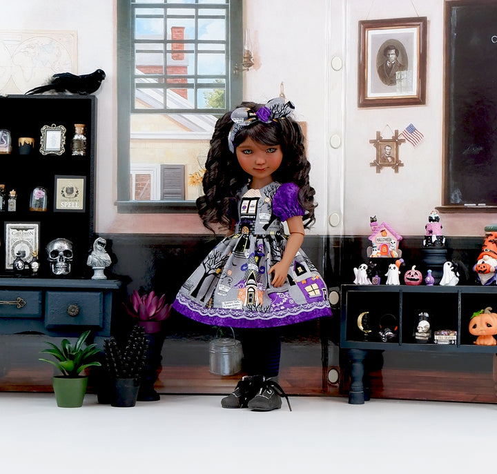 Broomhilda's - dress and boots for Ruby Red Fashion Friends doll