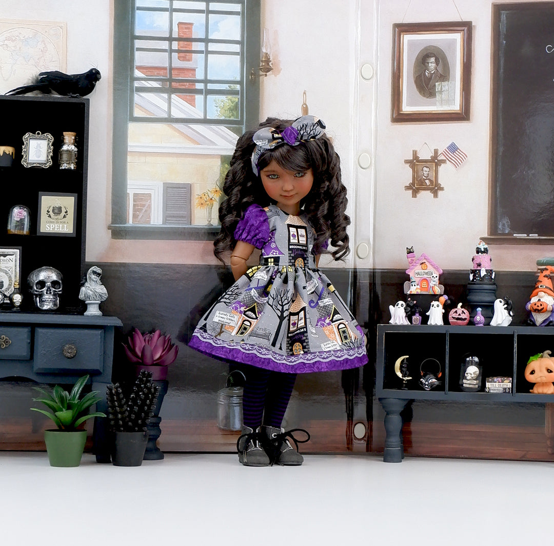 Broomhilda's - dress and boots for Ruby Red Fashion Friends doll