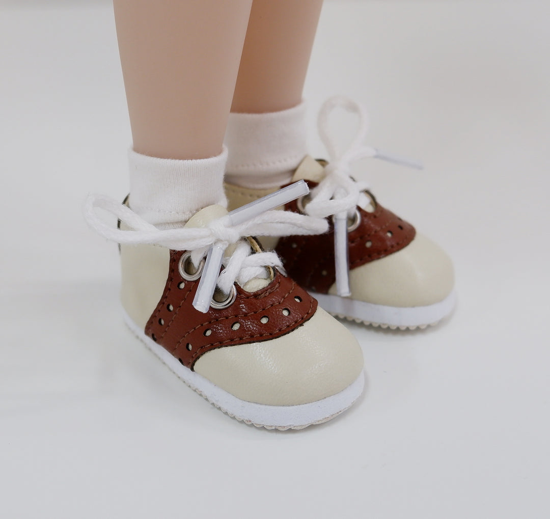 Saddle Shoes - 58mm - Fashion Friends doll shoes