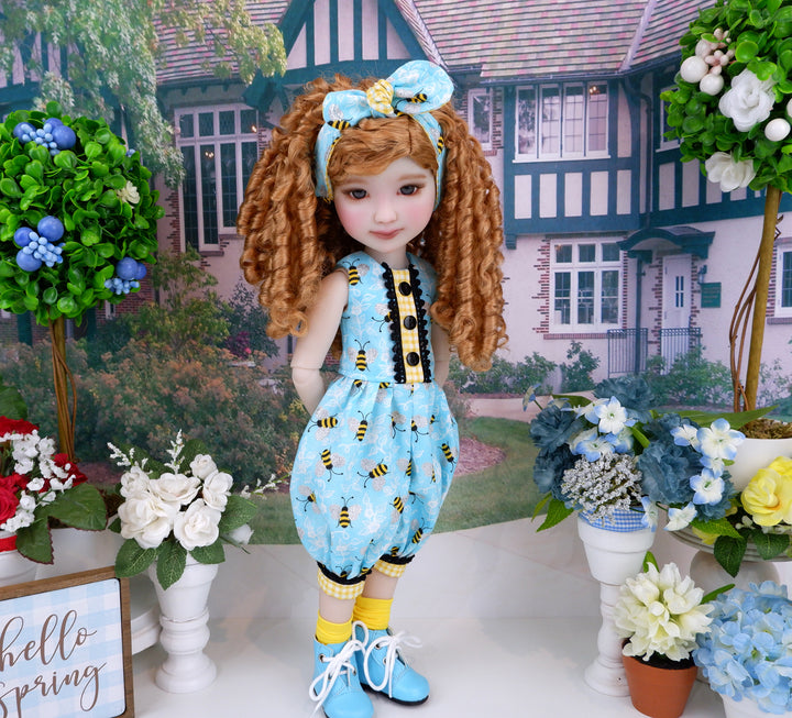 Bumblebee - romper with boots for Ruby Red Fashion Friends doll