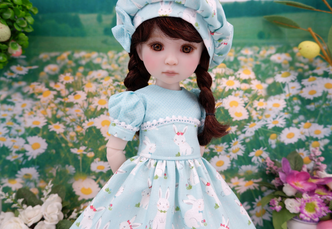Bunnies & Bows - dress and shoes for Ruby Red Fashion Friends doll