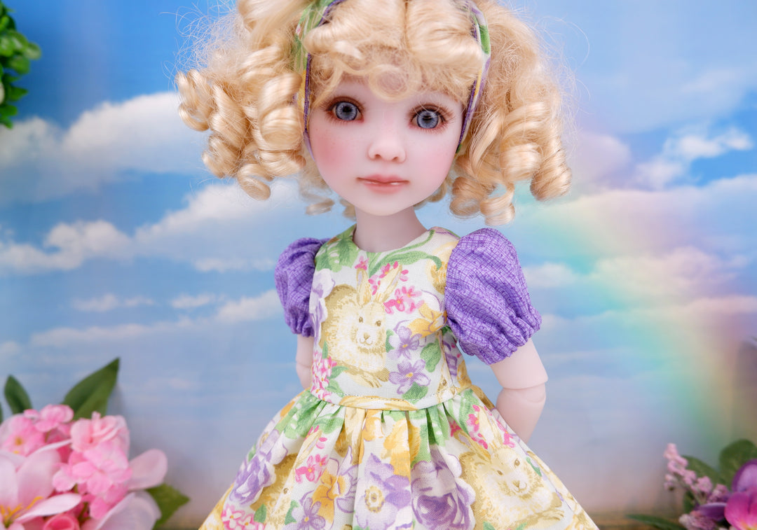 Bunnies & Chicks - dress and boots for Ruby Red Fashion Friends doll