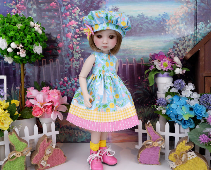 Bunny Hop Farms - dress with boots for Ruby Red Fashion Friends doll